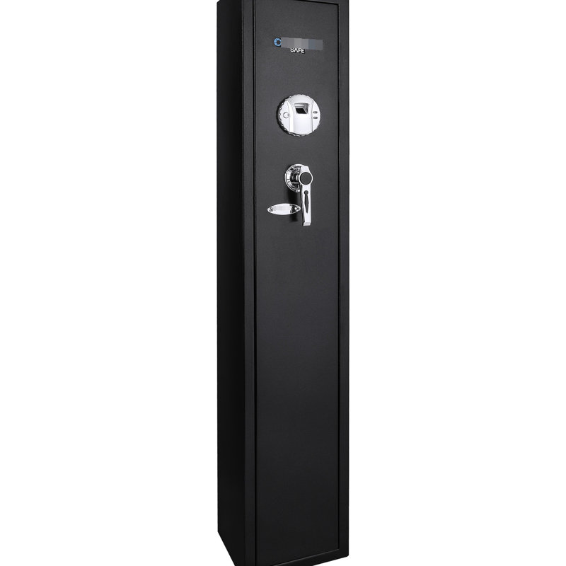 Coffre-fort biométrique de 83 pi3 - Extérieur noir pour un porte-armoire professionnel Organisez et sécurisez vos armes à feu