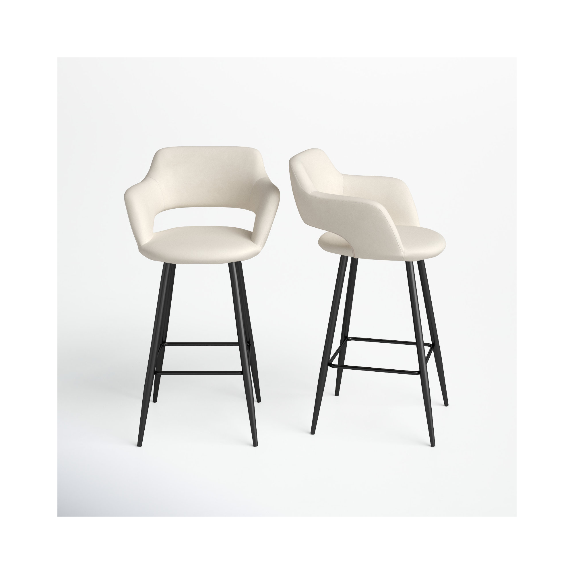 Lake Bar/Counter Stool, Counter Stool (25" Seat Height), Cream