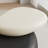 Cream style art pebble rotating end table