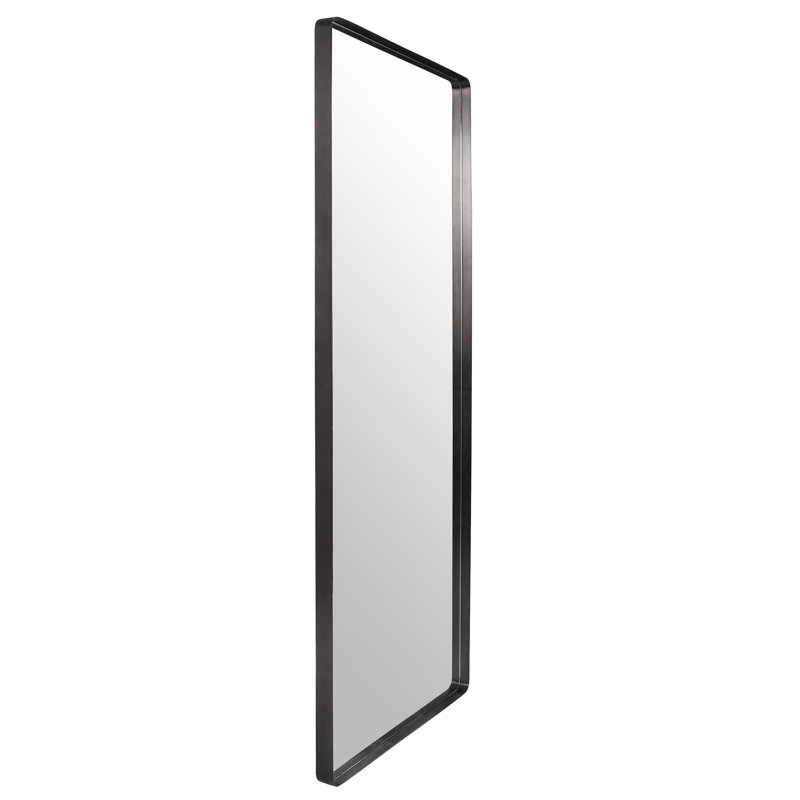 Miroir d'appoint Steele, Noir, noir, noir, noir, 72 po x 30 po 
