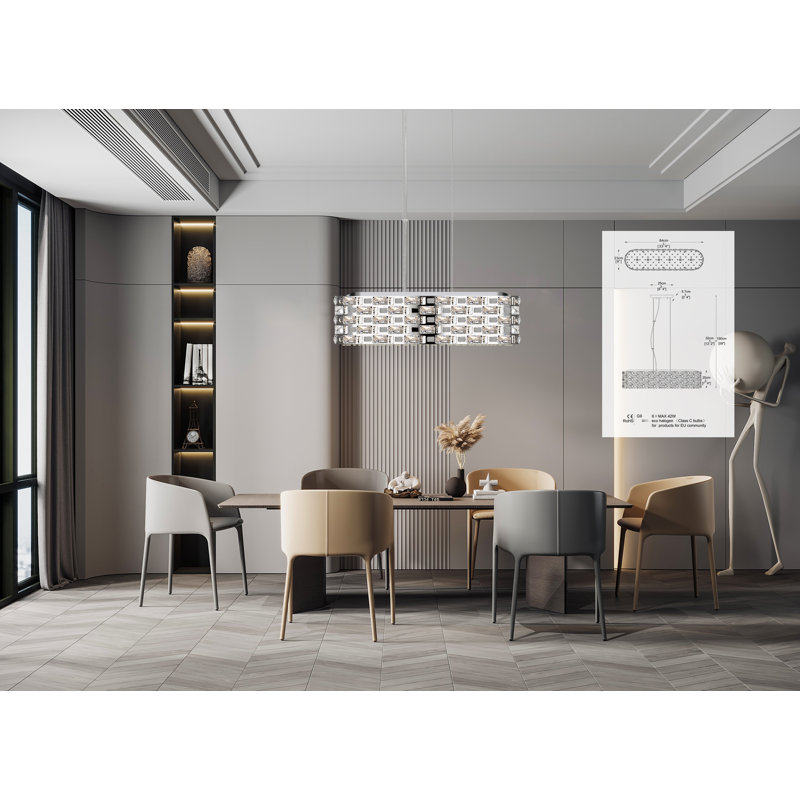 Broadmeade 6 - Light Crystal Pendant
