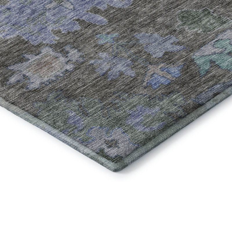 Premium Machine Washable Konopka AMF1108 Global Rug, Rectangle 3' x 5'