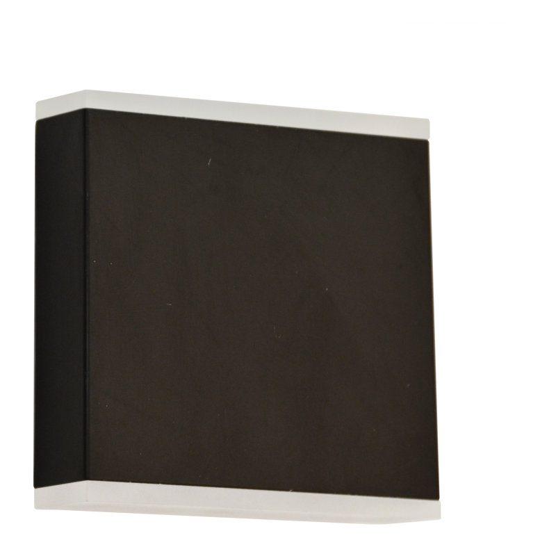 Plafonnier encastré 2 lumières DEL, Noir mat