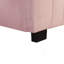Lit plateforme tapissier en velours avec couchette Modern-890301390