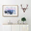 Lake in Queenstown New Zealand - Picture Frame Painting Print-56733941-56733940