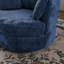 Fauteuil demi-tonneau pivotant en polyester 41,8 po Chemaia-18732671