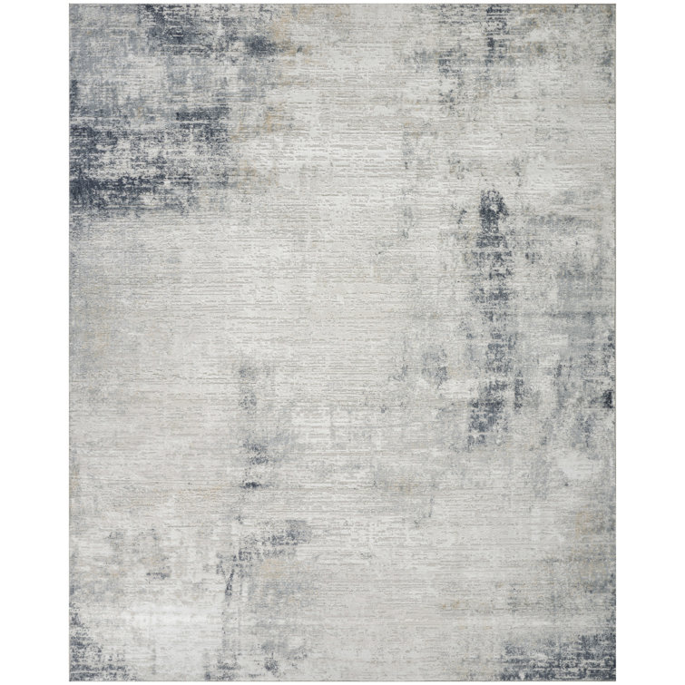 Leuchte Grey Navy Modern Indoor Rug