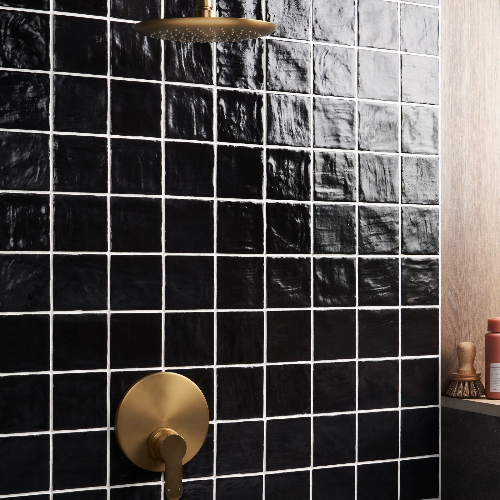Trending 4" x 4" Wall Tile, Black