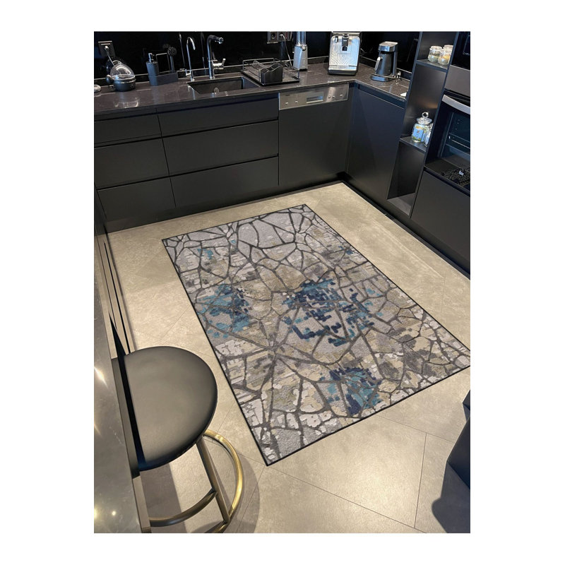 Tapis décoratif lavable en machine, Tapis de couloir 3 pi 3 po x 9 pi 10 po
