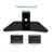 Mount-It Universal Swivel TV Stand | Tabletop TV Stand for 32-55 Inches Screen | 88 Lbs. Capacity