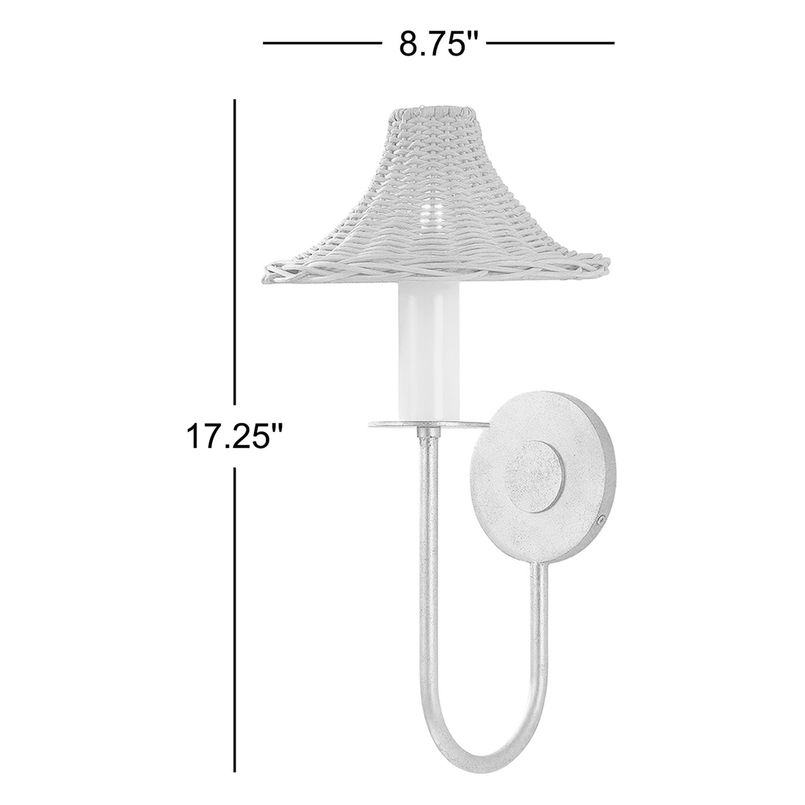 Twila Single Light Armed Sconce