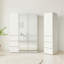 Armoire modulaire en bois avec miroir Elise
