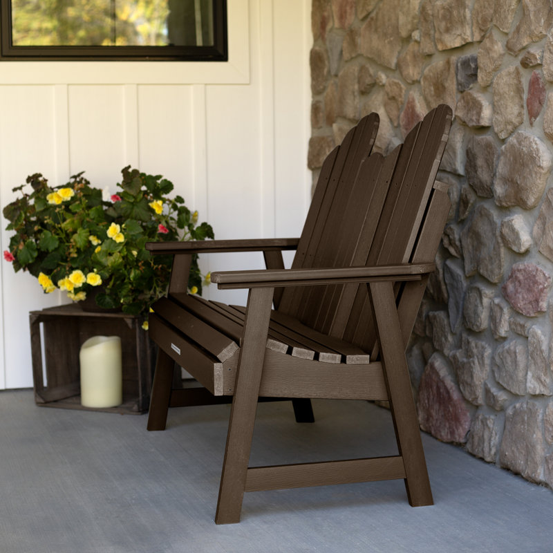 Banc d'extérieur 4 pieds Chalee, Gland de chêne vieilli