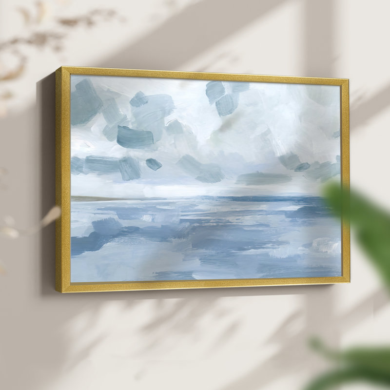 «Calm Seascape I», reproduction encadrée, H 16 po x l 20 po