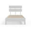 Ensemble de chambre à coucher avec lit plateforme simple en bois massif 3 pièces-834529219