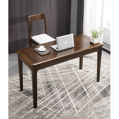 Modern Minimalist Black Walnut Desk