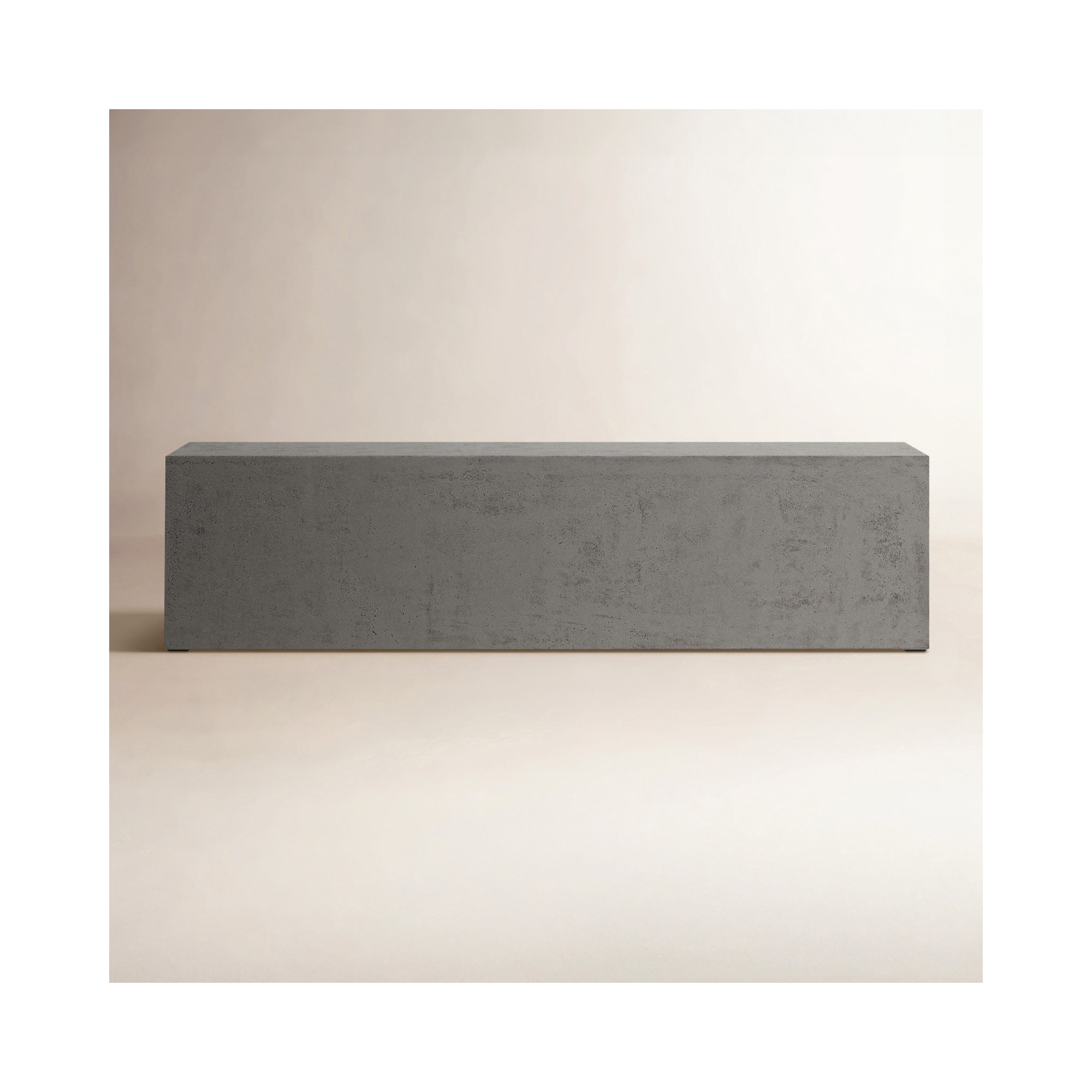 Kareen Bench, Dark Gray, 18"H x 70.75" W x 14" D