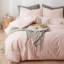 Ensemble de housse de couette en coton délavé à carreaux-1079322548-1126550252