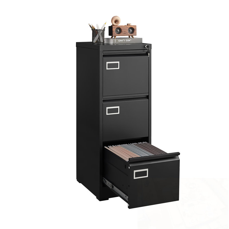 3 Drawer File Cabinet with Lock
