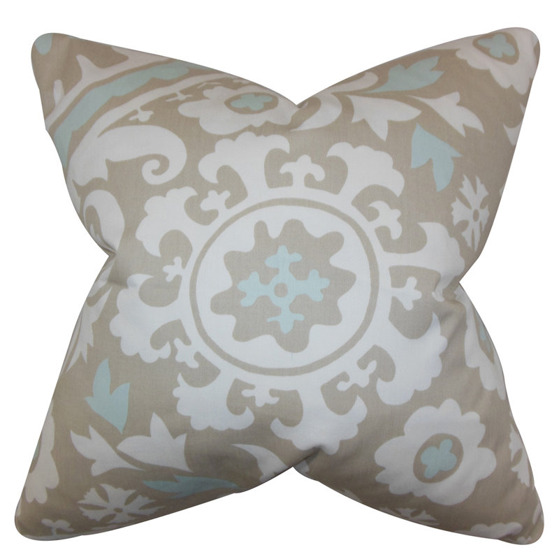 Square Pillow Cover & Insert, Blue