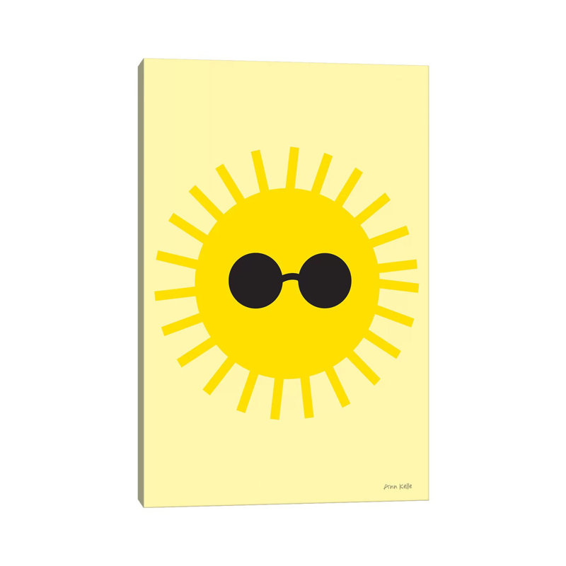 Sunny by Ann Kelle - Wrapped Canvas Print, 152.5 cm H x 101.5 cm W