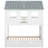 House Bunk Bed With Trundle-1817951172