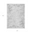 Tapis intérieur lavable abstrait 10 pi x 14 pi ivoire