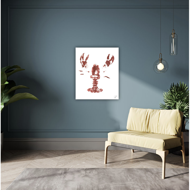 Lobster I Print by John Beard, 30" H x 24" W  x 1" D, Unframed