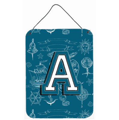 " Letter Sea Doodles Initial Alphabet " by Denny Knight