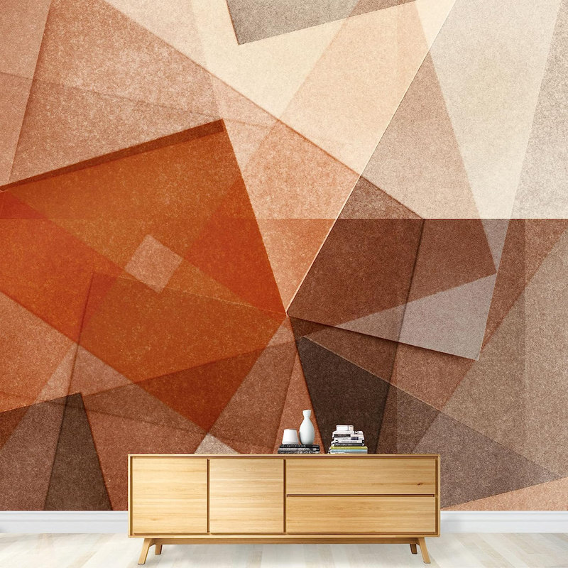 Geometric Peel & Stick Border, 66" L x 96" W