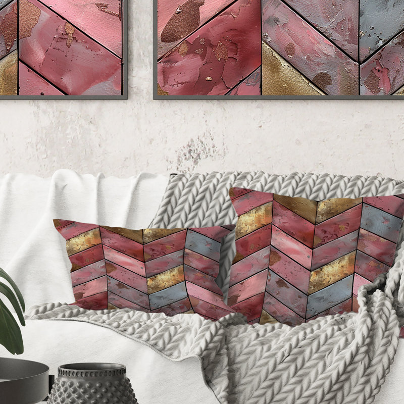No Pattern - Midcentury Lumbar Pillow