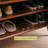 Modern Brown Solid Wood Shoe Storage