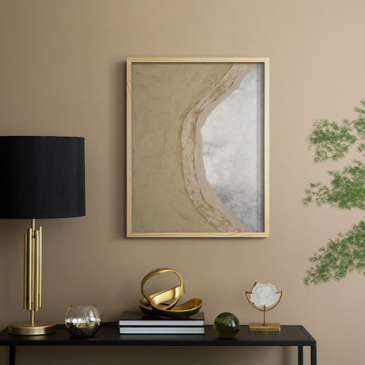 Silver Lake III, reproduction encadrée - bois massif