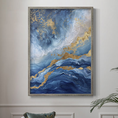 ABSTRACT Series CDIX, reproduction encadrée - bois massif