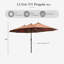 Parasol de marché rectangulaire 12,5 pi x 6,7 pi sans base-2043358654