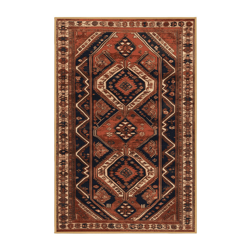 Tapis brun lavable à la machine, Tapis de couloir 2 pi x 4 pi