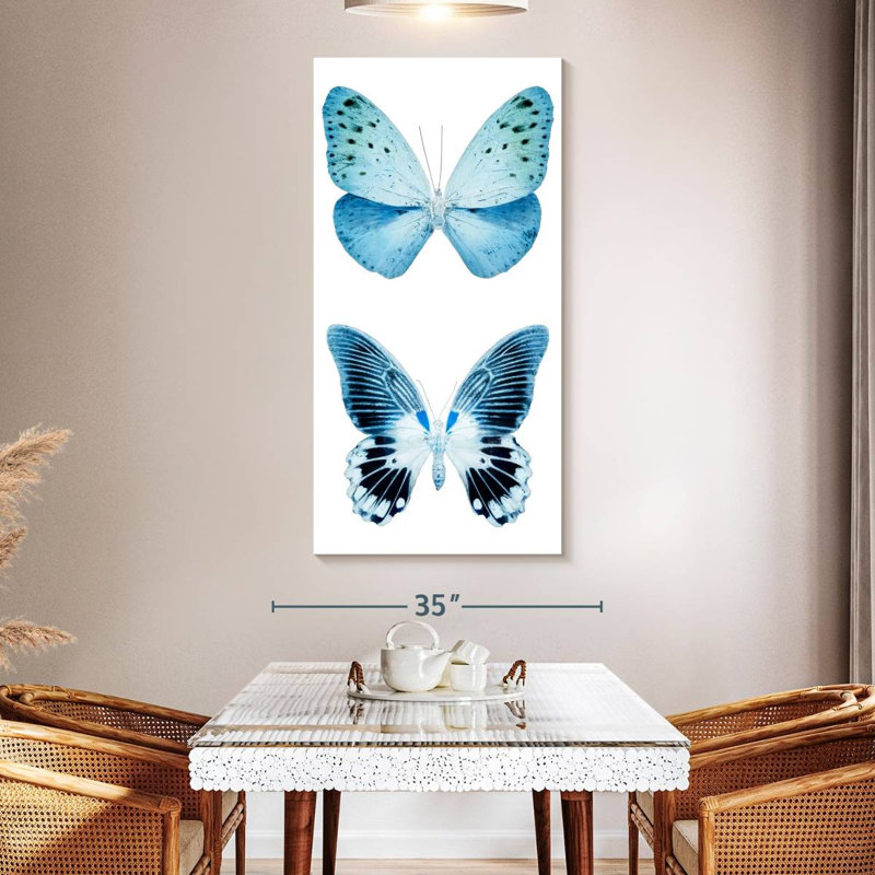 Miss Butterfly X-Ray - blanc, H 54 po x l 27 po