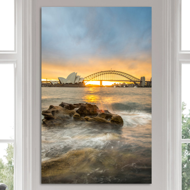 « sydney australia », impression sur toile tendue, H 40 po x l 24 po x P 1 po