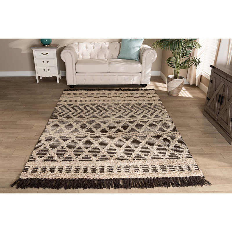 Wool Geometric Indoor Rug