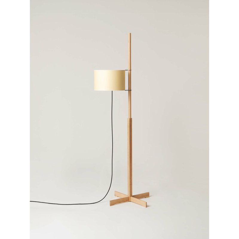 TMM Floor Lamp, Beech, Beige