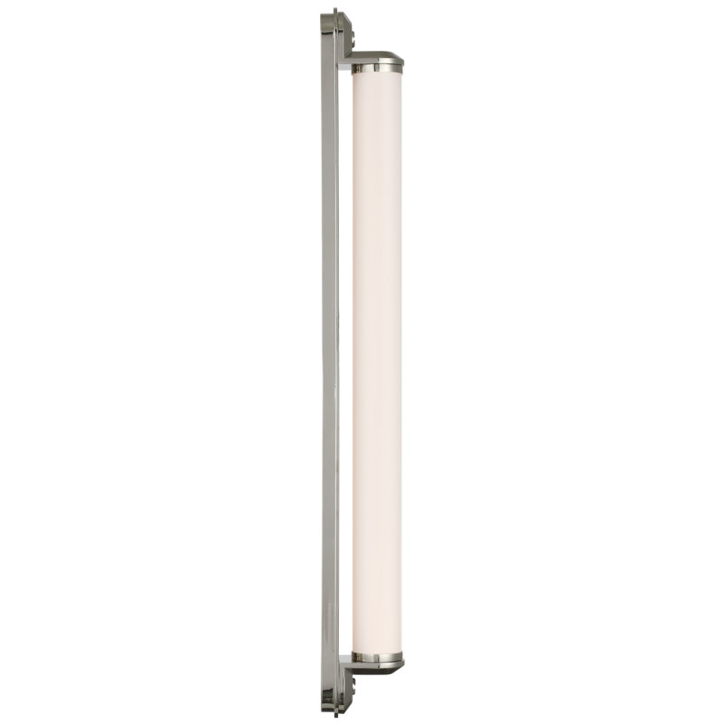 Ralph Lauren Belgrave 32" Linear Bath Light, 32" H x 3" W x 3.75" D, Polished Nickel, 2100 W