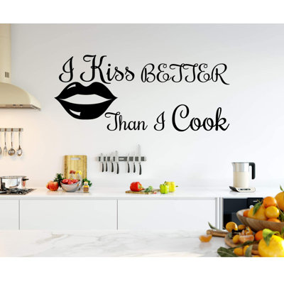 Adhésif décoratif i baiser better than I Cook