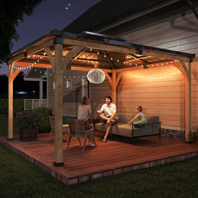 Abri de jardin à toit rigide 12 po x 14 po