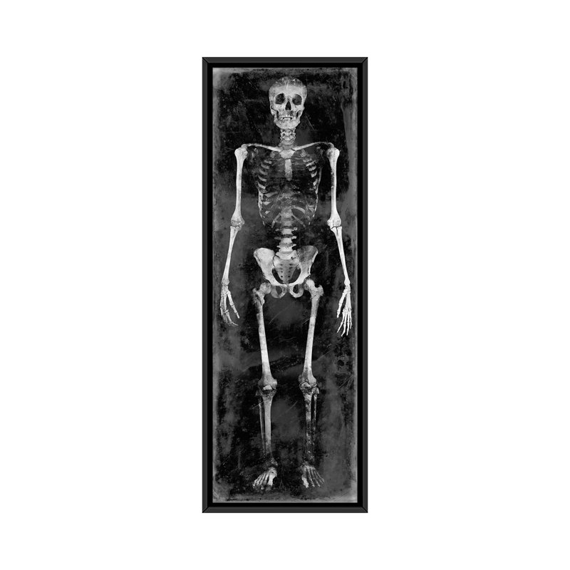 «Skeleton II», impression sur toile, H 36 po x l 12 po x P 1,5 po, Toile avec cadre noir
