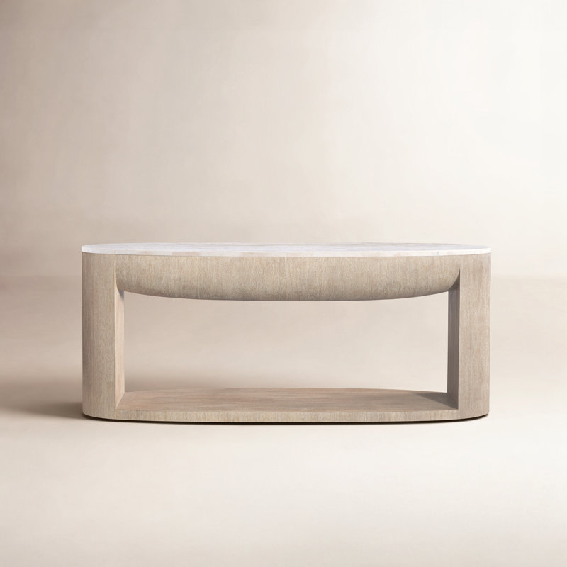 Bernhardt Loggia Oval Console Table