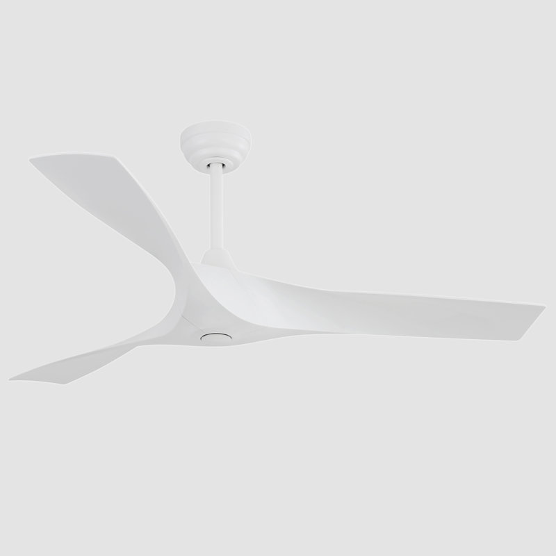 Elnathan 52'' Ceiling Fan, White, White