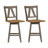 Keswick 54" W Kitchen Island Set with Swivel Stools
