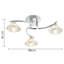 Johana Glass Semi Flush Mount