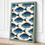 School of Fish Coastal - Wrapped Canvas-1465723014-1465723066
