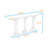 Wooden Console Table with Slender Curved Legs-1830976422